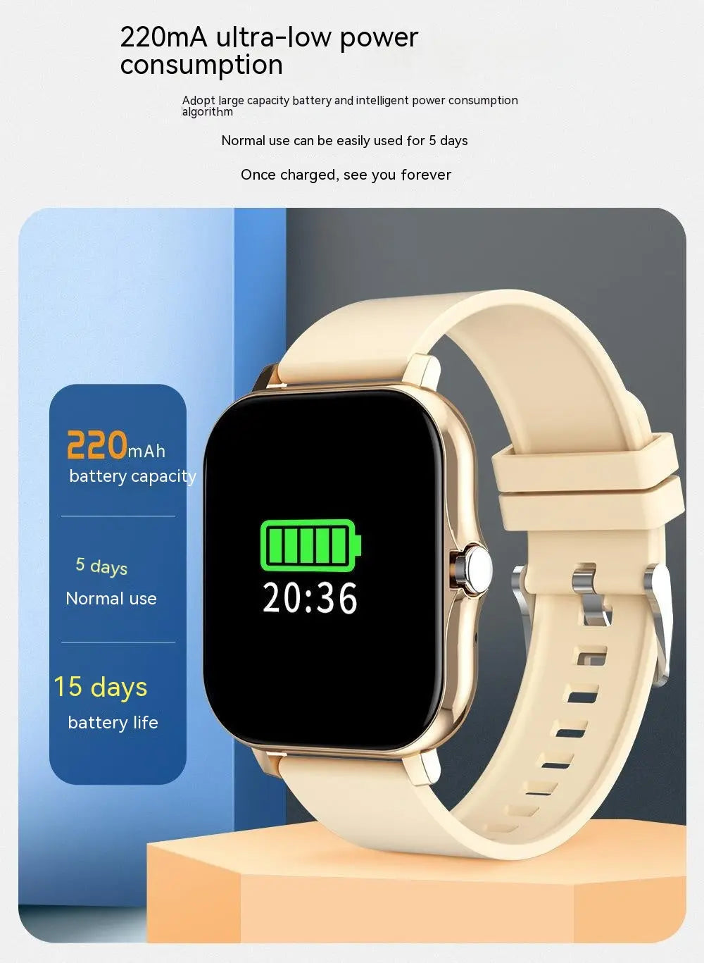 Smart Music Watch with Voice Assistant GlowTrendVibe