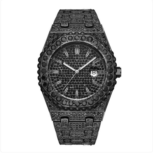 Gentlemen's Starlight Diamond Quartz Watch glowtrendvibe