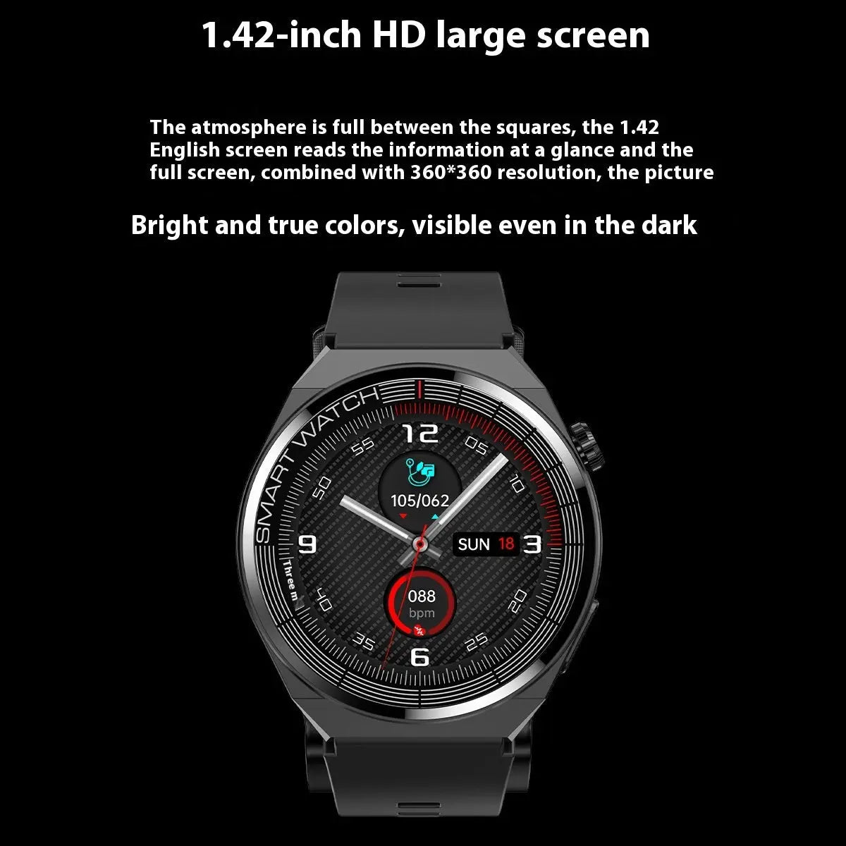 Smart Health Voice Watch GlowTrendVibe