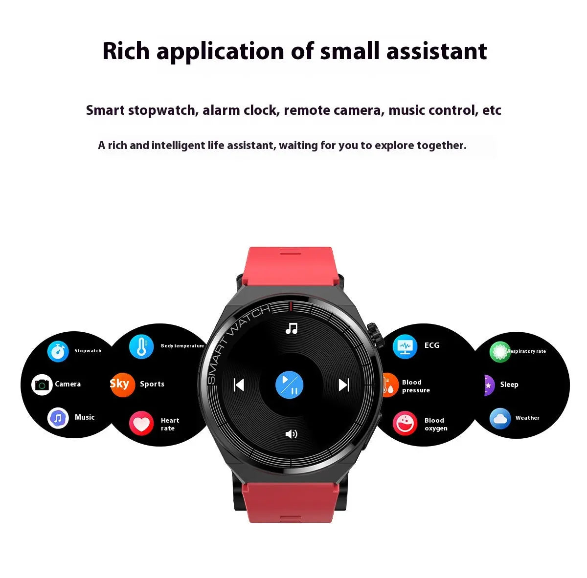 Smart Health Voice Watch GlowTrendVibe