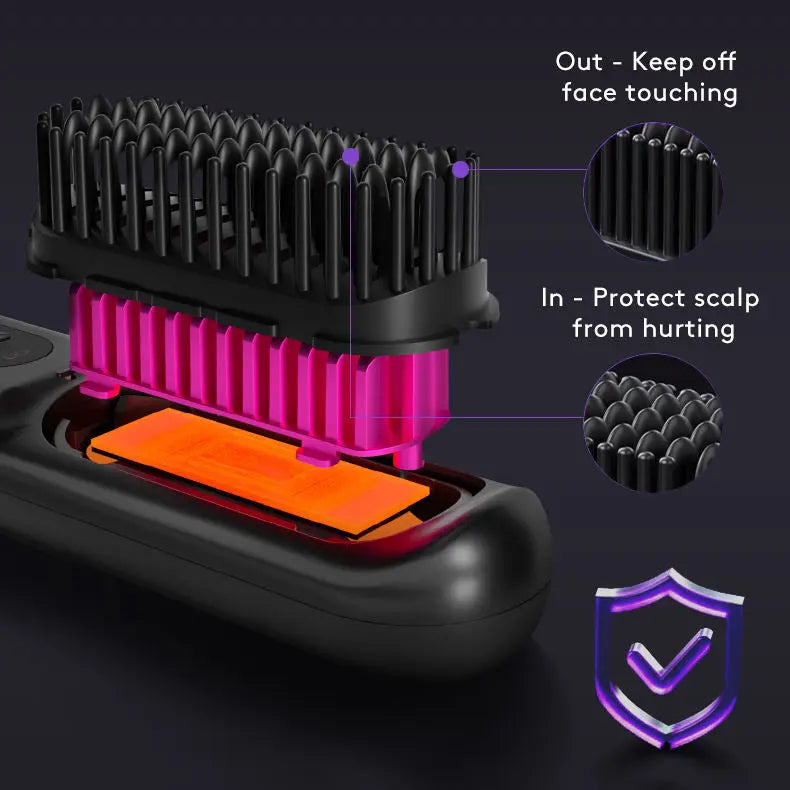 Portable Wireless Hair Styler GlowTrendVibe