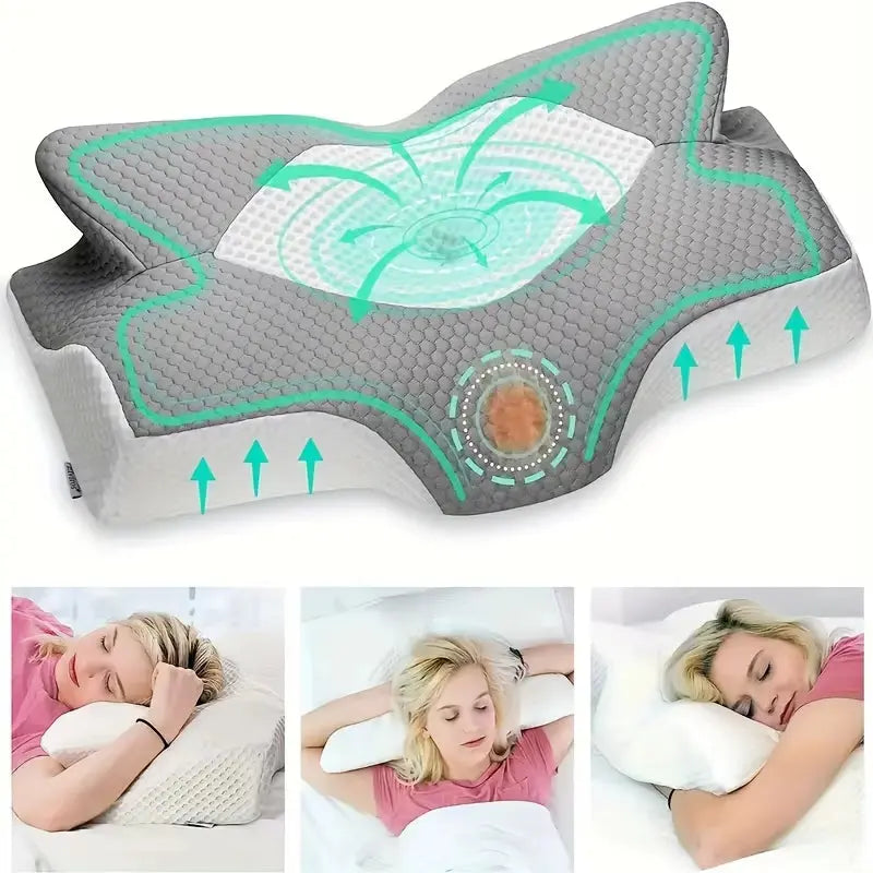 DreamRest Neck Support Pillow GlowTrendVibe