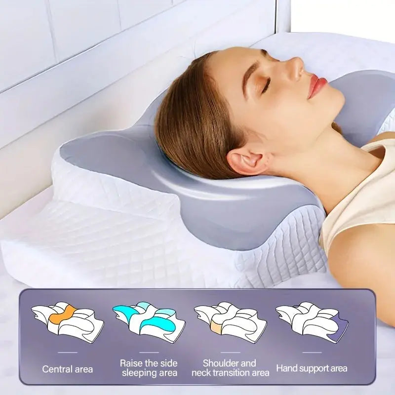 DreamRest Neck Support Pillow GlowTrendVibe