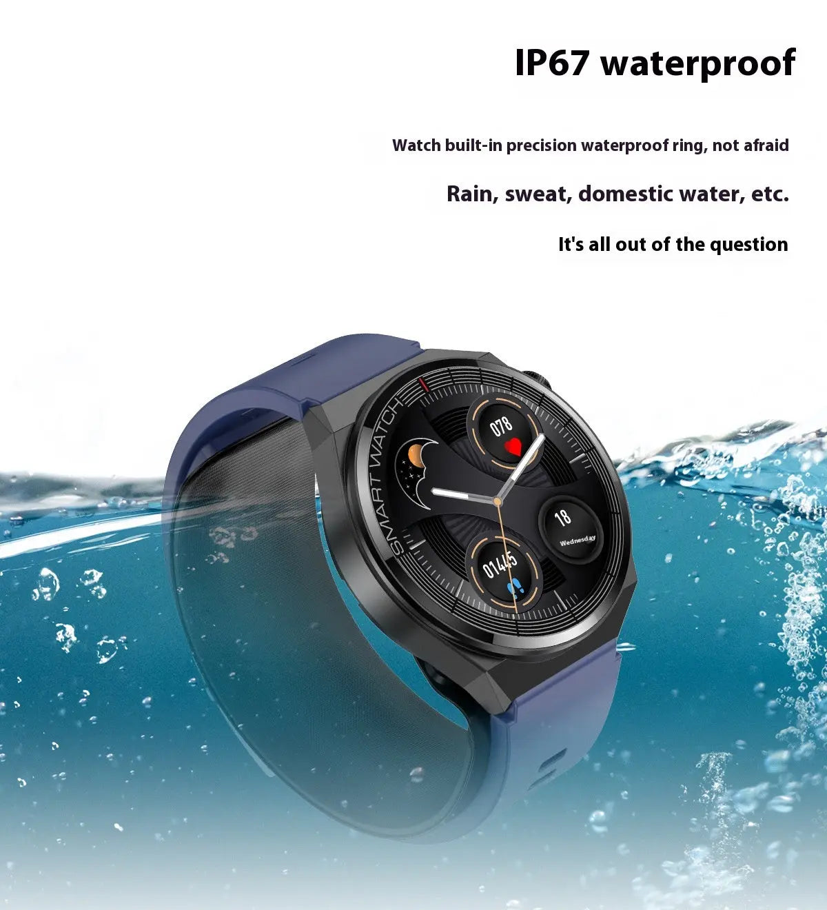 Smart Health Voice Watch GlowTrendVibe