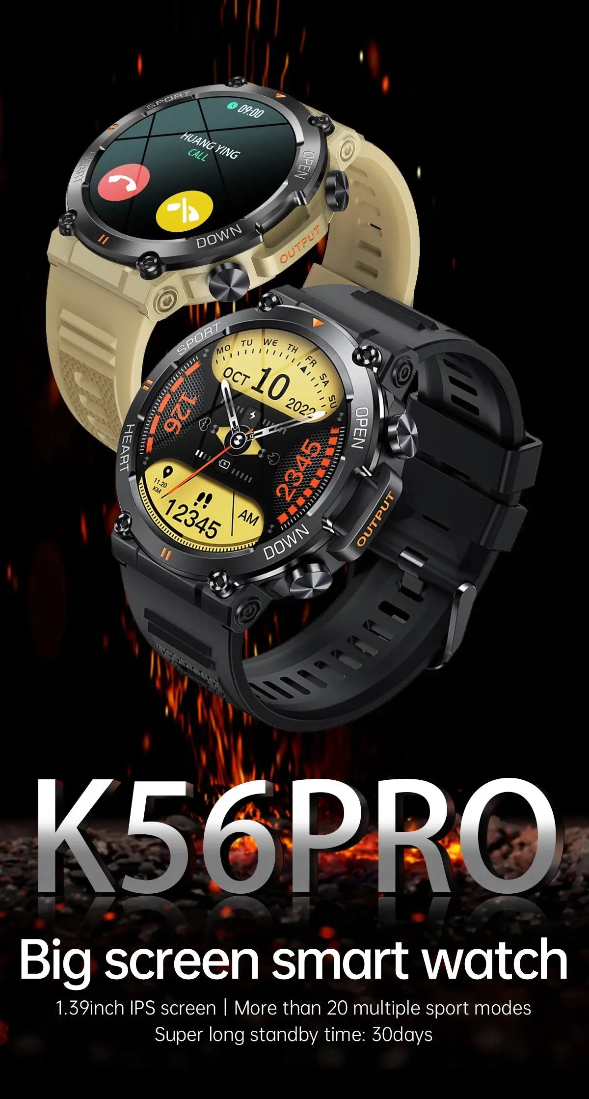 KPro Women's Smartwatch GlowTrendVibe