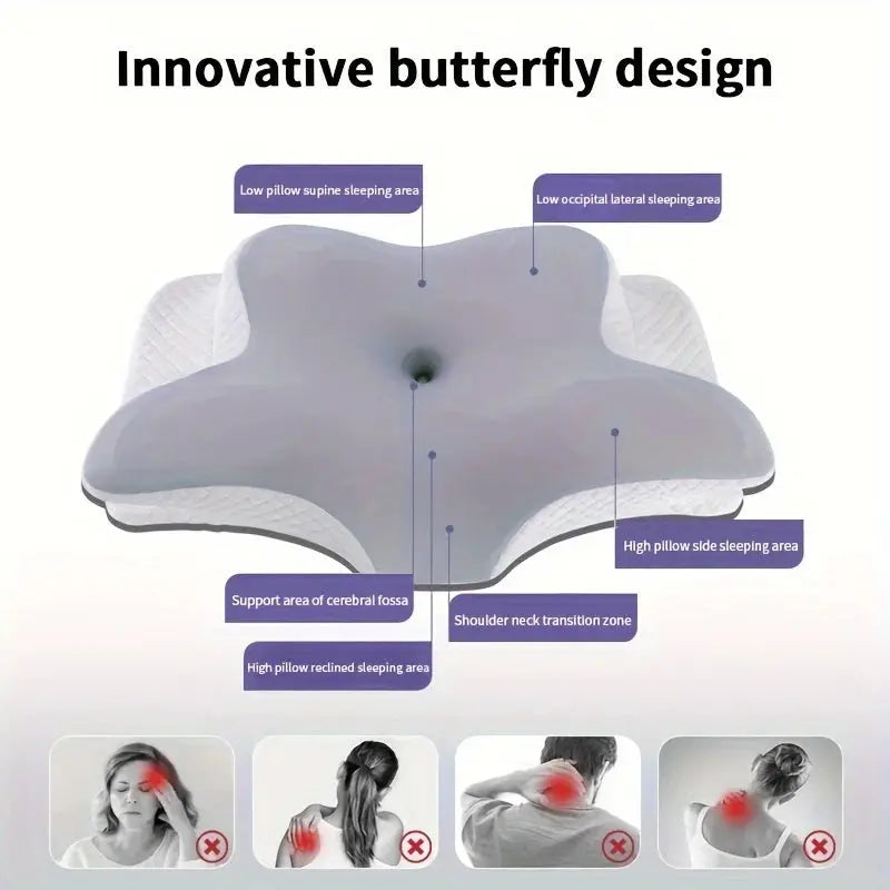 DreamRest Neck Support Pillow GlowTrendVibe