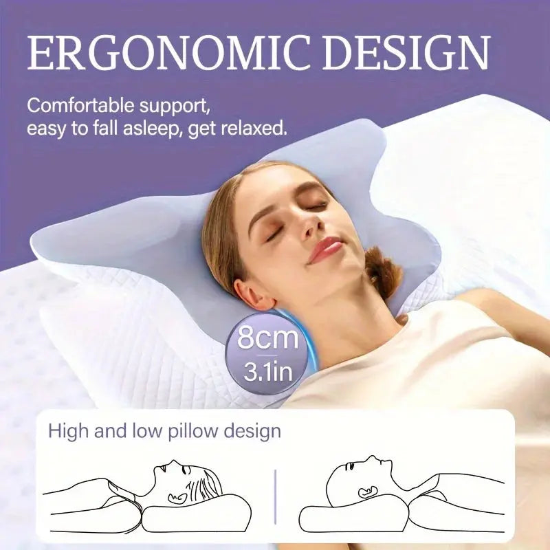DreamRest Neck Support Pillow GlowTrendVibe